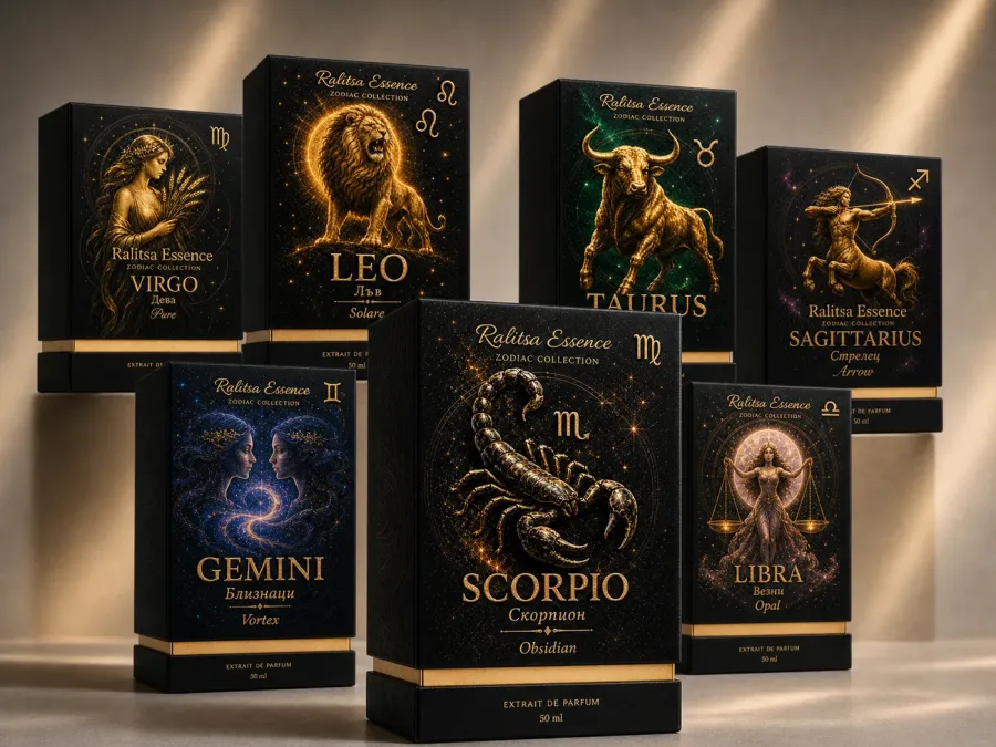 Ralitsa Essence Zodiac Collection — всички 12 аромата